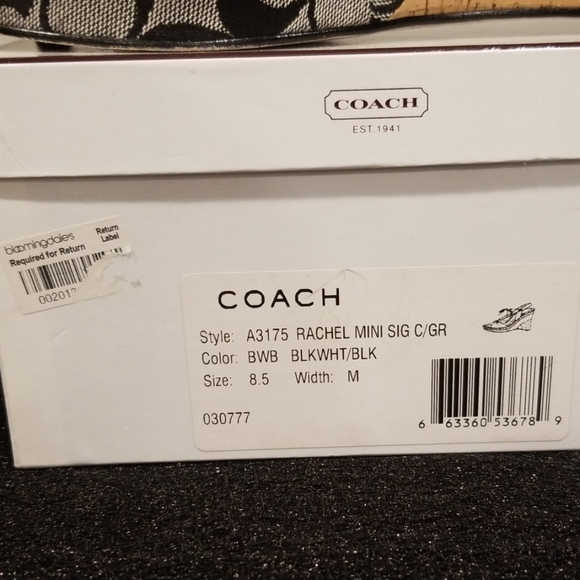 Coach "Rachel" Wedge sandals - Picture 6 of 8